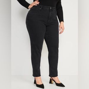 High-Waisted OG Straight Black Jeans For Women Size 14 NWT 💋😎
